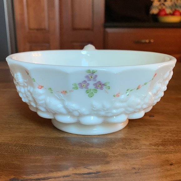 Vintage Westmoreland Milk Glass Candle Holder - Picture 3 of 11